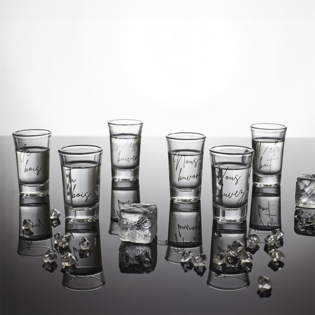 6 verres à shot 45 ml – verres shooter apéritif Lot 6 verres à shot 45 ml shooters apéritif