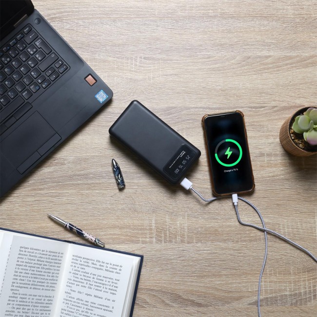 Batterie de secours 30000mAh noire haute capacité Batterie de secours 30000mAh noire haute capacité