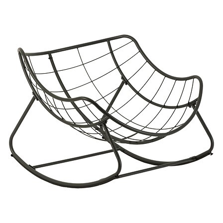 Fauteuil à bascule Paopao graphite extérieur