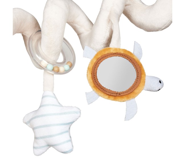 Spirale d’activité bébé animaux marins bleue | Irisia Maison