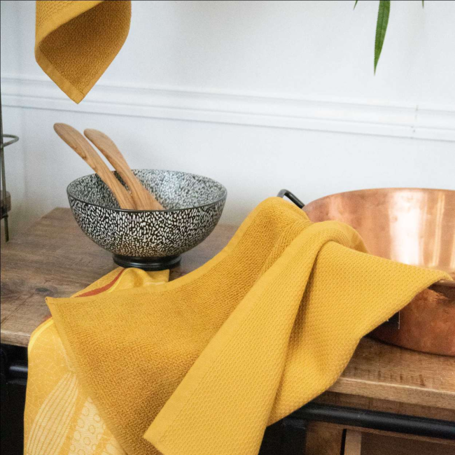 essuie main coton jacquard 50x50 cm doux absorbant salle de bain cuisine