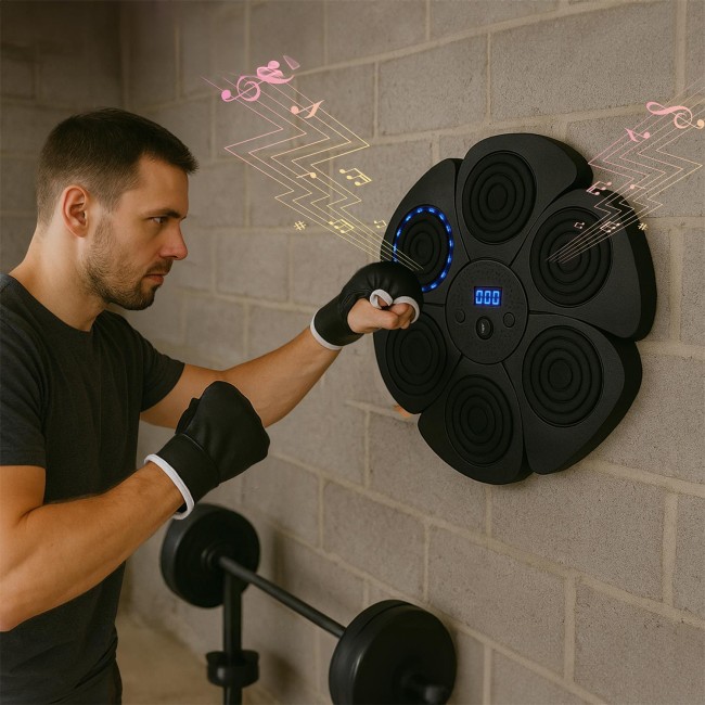 Machine de boxe murale avec enceinte LED | Irisia Maison