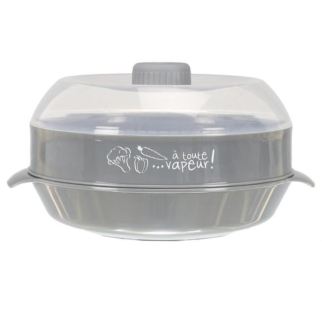 cuit vapeur micro ondes 1 2 l avec etage cuisson vapeur