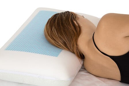 oreiller gel mémoire de forme 50x30 cm 