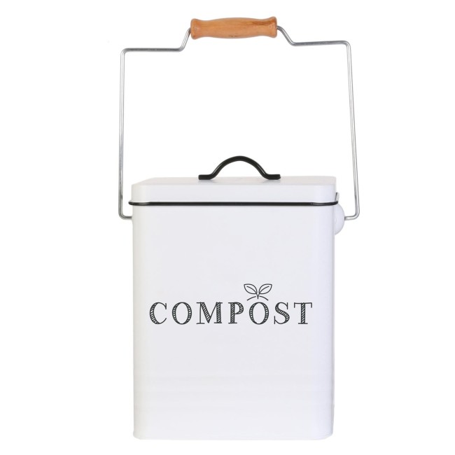 Poubelle de compostage inox 5 L avec filtre | Irisia Maison