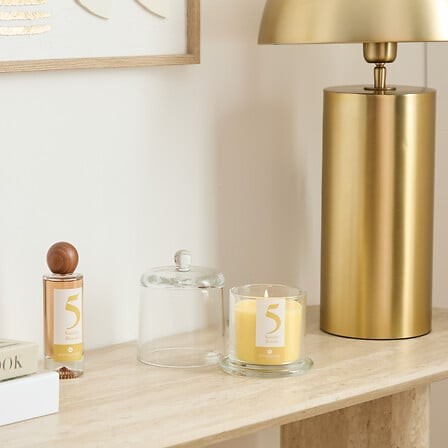 Coffret parfumé  vanille – bougies diffuseur et spray