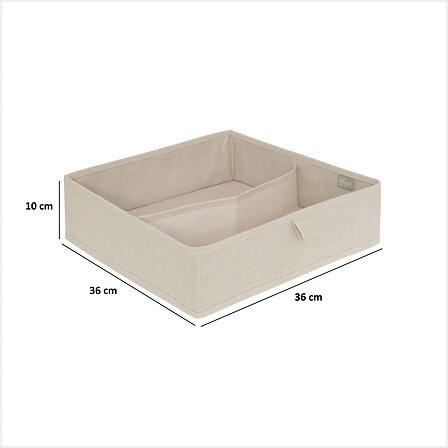 Rangement tiroir 2 compartiments 36 × 36 cm | Irisia Maison Rangement tiroir 2 compartiments 36 × 36 cm | Irisia Maison