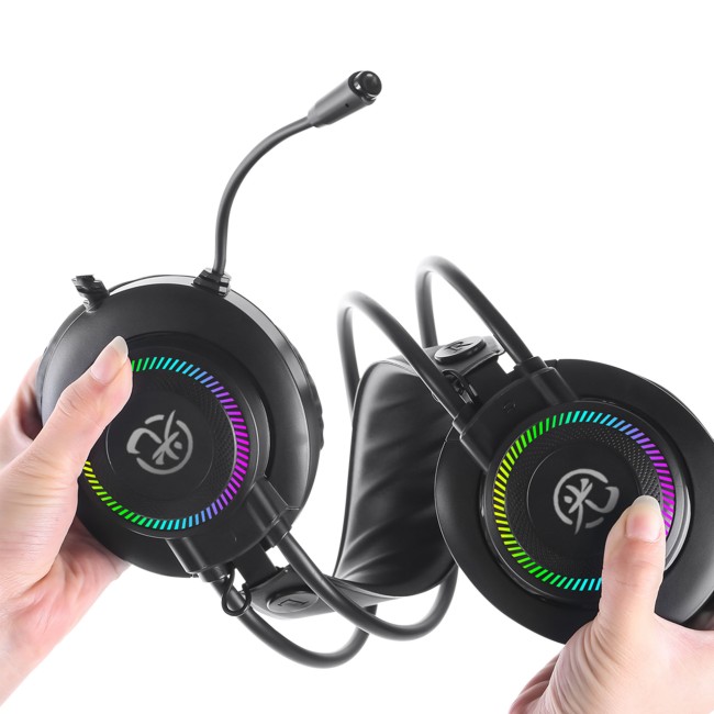 Casque Gaming Hikari PCP-400 LED avec Micro | Irisia Maison Casque Gaming Hikari PCP-400 LED avec Micro | Irisia Maison