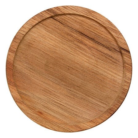 Bocal en verre 1,3 L avec couvercle en acacia | Irisia Maison