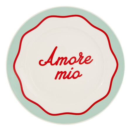 6 assiettes à dessert Amore Mio porcelaine 20 cm | Irisia Maison