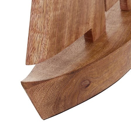 Bateau déco en bois de manguier H33 cm décoration marine