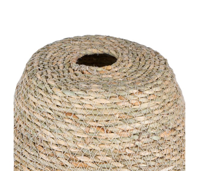 Suspension décorative non électrifiée beige Ø 35 cm – abat‑jour déco