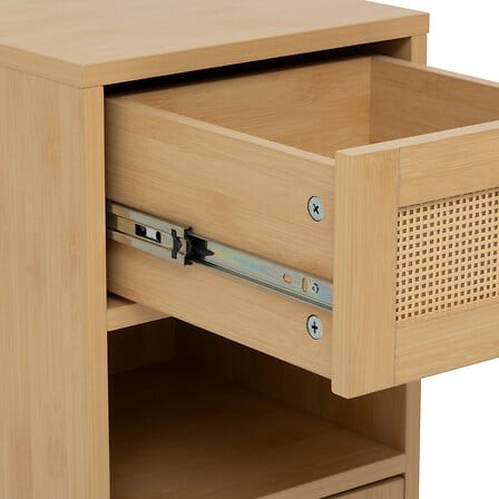 Meuble bas cannage 80 cm – buffet bois naturel style bohème tendance meuble bas cannage 80 cm bois rotin rangement style boheme interieur