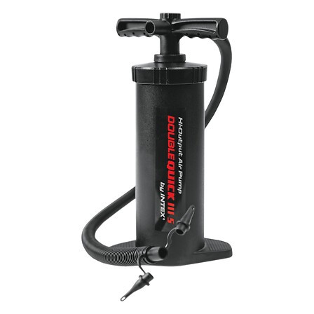 pompe air manuelle bestway 62002 double action 30 cm 3 embouts gonfleur