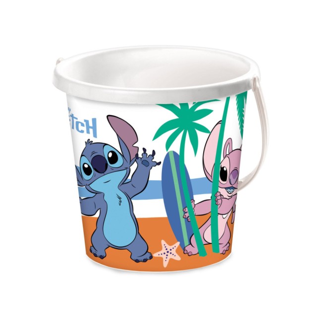 seau plage stitch 17 cm enfant jeux sable disney