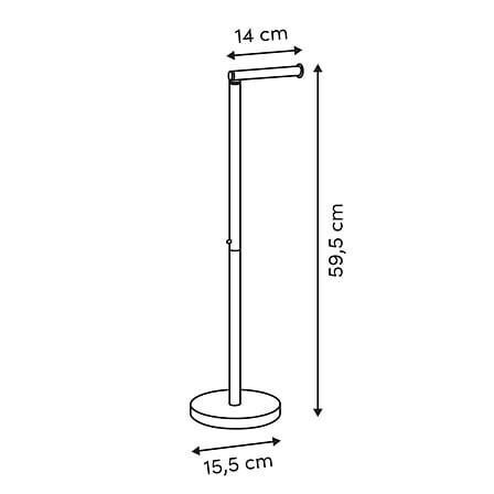 Dérouleur avec réserve pour papier WC  – rangement jusqu’à 6 rouleaux
