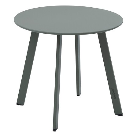 Table Saona ronde diamètre 50 cm en acier extérieur