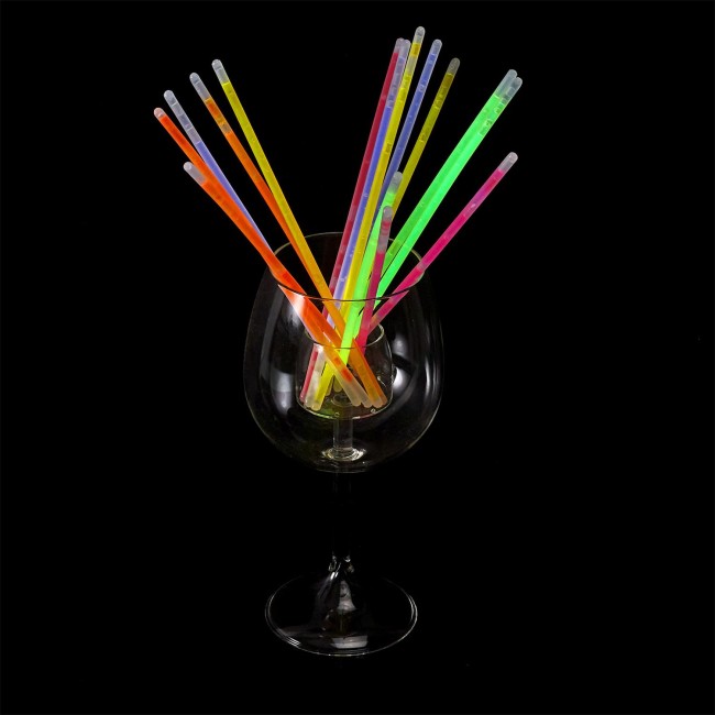 Lot 30 bâtonnets lumineux fluorescents glow sticks fête