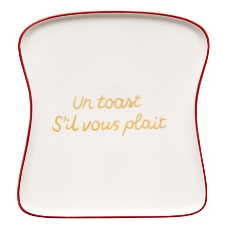 Plat à toasts en porcelaine 18,5 cm | Irisia Maison Plat à toasts en porcelaine 18,5 cm | Irisia Maison
