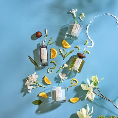 Coffret parfumé monoï bougies diffuseur spray maison Numia