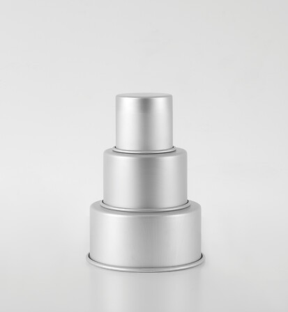 Lot de 3 moules à gâteau aluminium | Irisia Maison