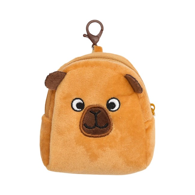 Porte-clé porte-monnaie Capybara en peluche | Irisia Maison