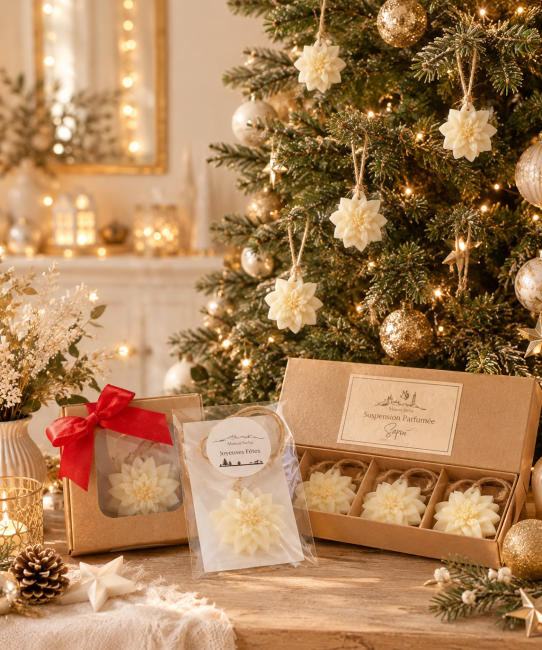 Les suspensions parfumées de Noël
