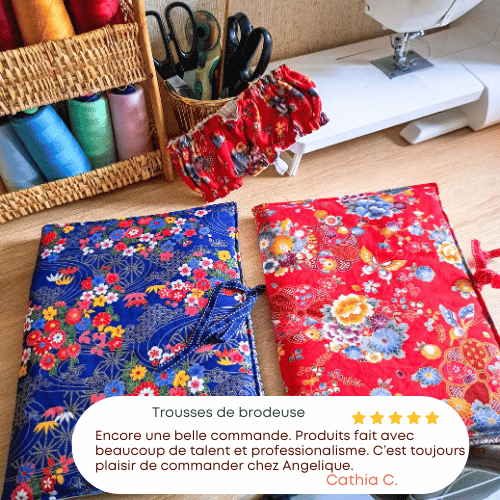 avis client trousse de brodeuse Point de croix Angélique La Fée En Fil