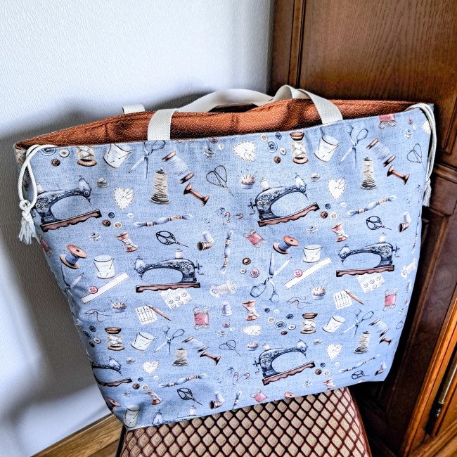 sac cabas xxl broderie
