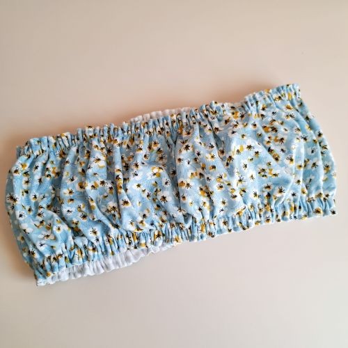 grime guard fleuri bleu azur