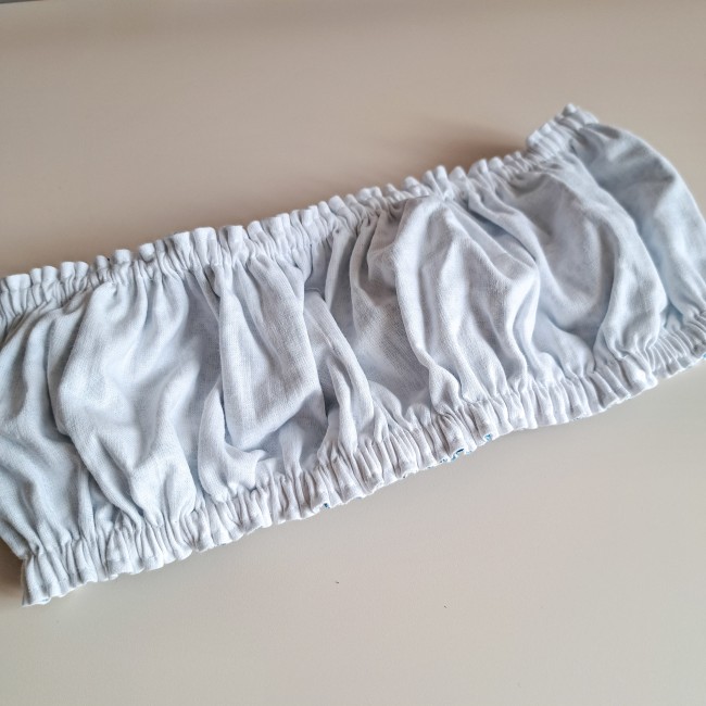 grime guard bleuet doublure coton blanc