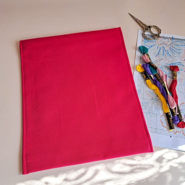 pochette à projet rose