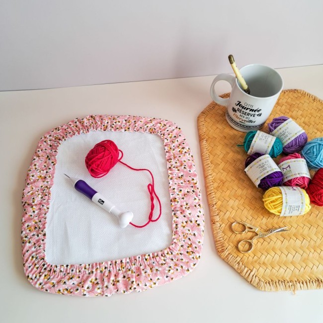 grime bguard rose pour grime guard de punch needle