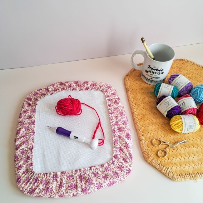 grime guard fleur rose pour punch needle