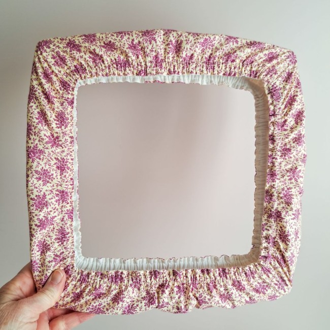 grime guard fleur rose cadre à broder point de croix