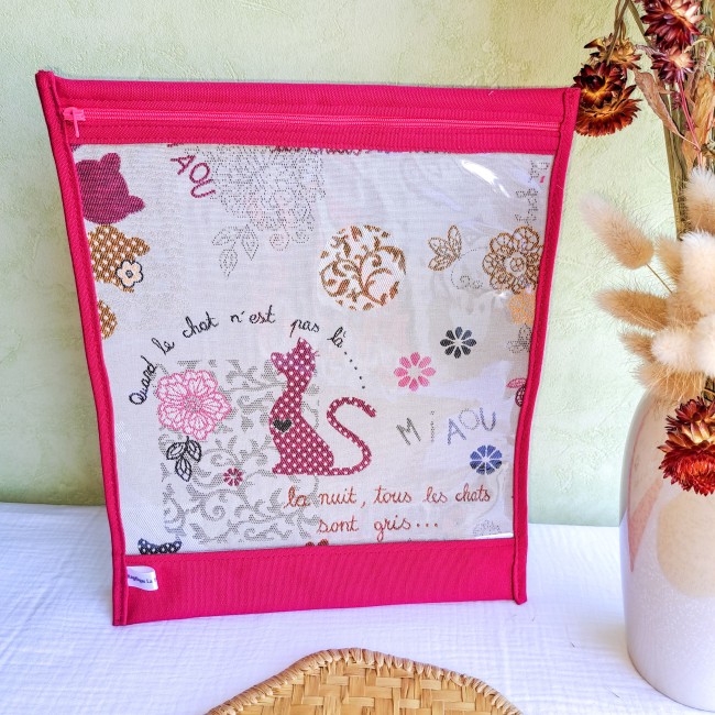 pochette p projet rose