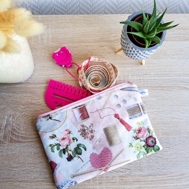 pochette-accessoires-couture-florale-Angélique-La-fée-En-Fil pochette accessoires couture florale