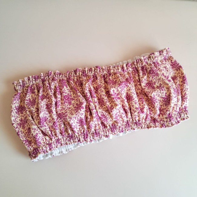 grime guard rose fleur élastique broderie