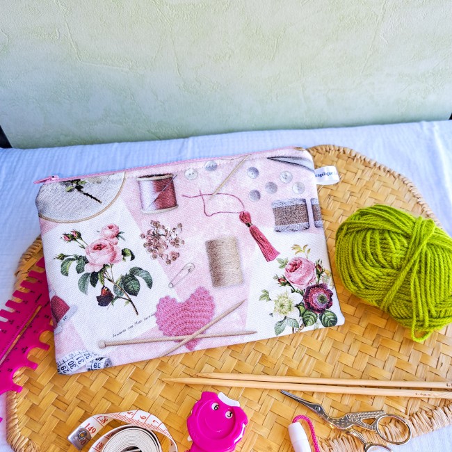 trousse tricot - Angélique La fée En fil trousse pour le tricot