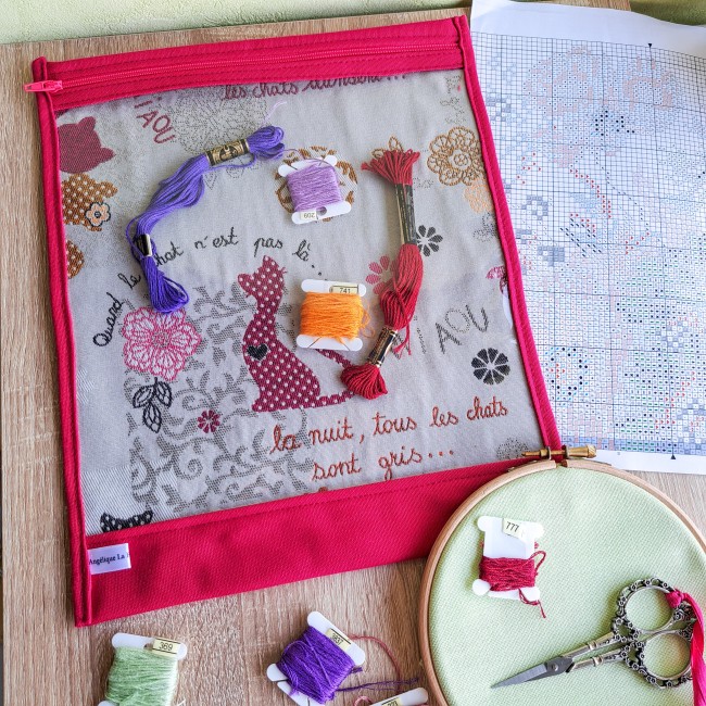 pochette à projet broderie