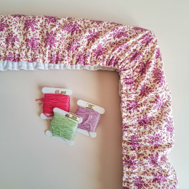 grime guard rose elastique pour point de croix