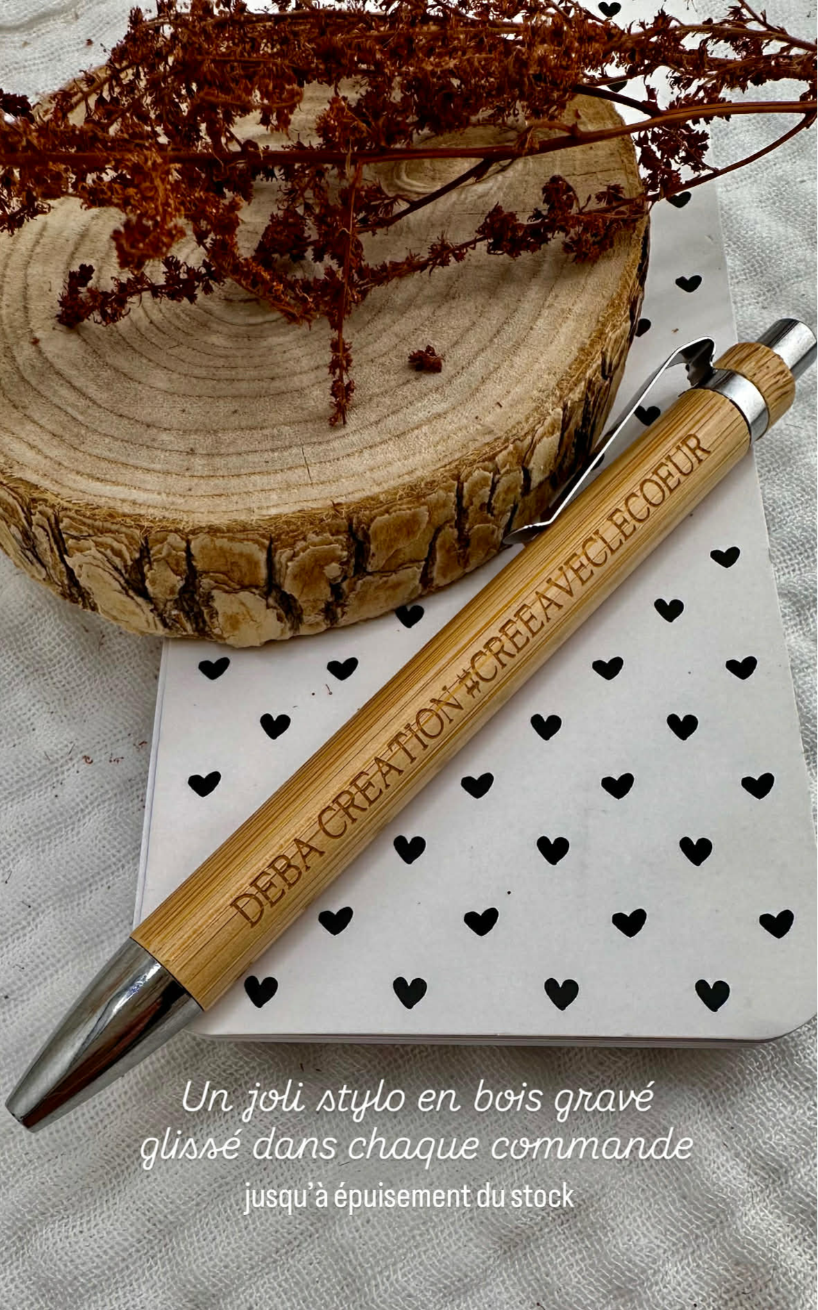 stylo offert pour chaque commande