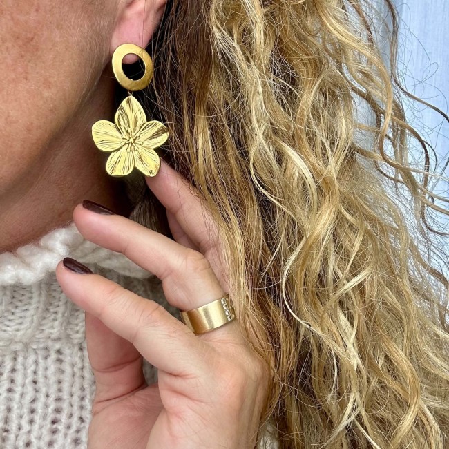 Boucles d’oreilles fleurs, Thaïs