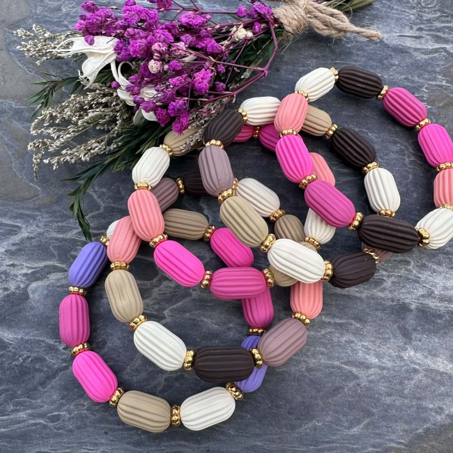 accumulation bracelets bohème perles femme