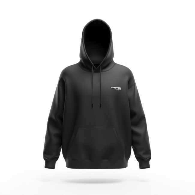 SWEAT NOIR VUE DE FACE