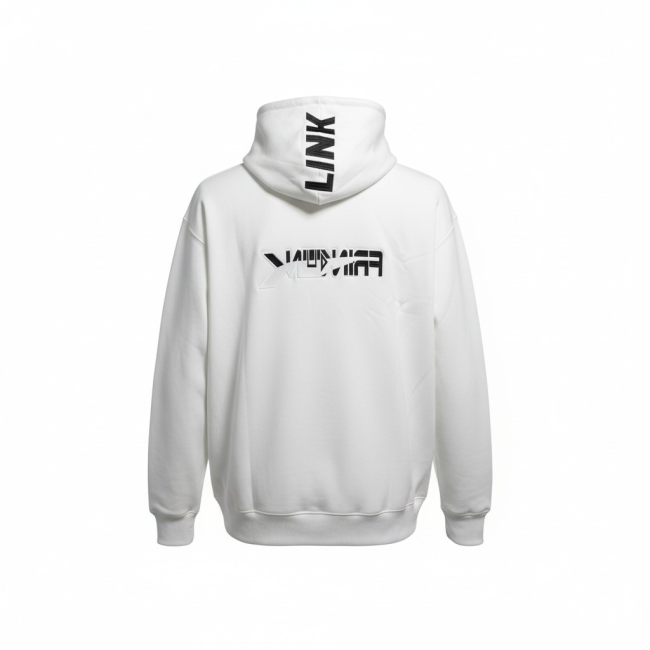 SWEAT BLANC VUE ARRIÈRE