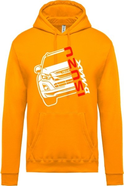 Sweat à capuche Isuzu D-Max jaune