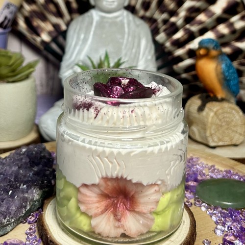 Bougie Chantilly fleurie fruitée