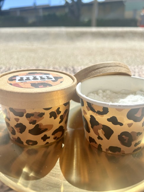 Poudre d'aspirateur léopard