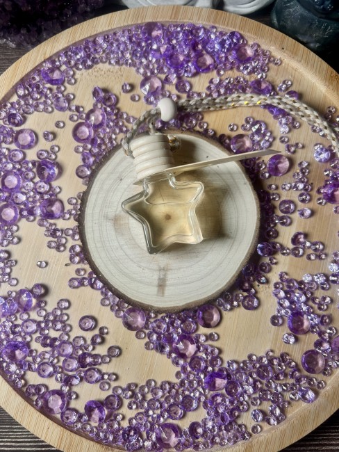 Diffuseur de parfum pour voiture Flamme Féline fabrication artisanale